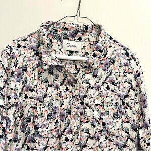 Ganni vintage floral mini dress